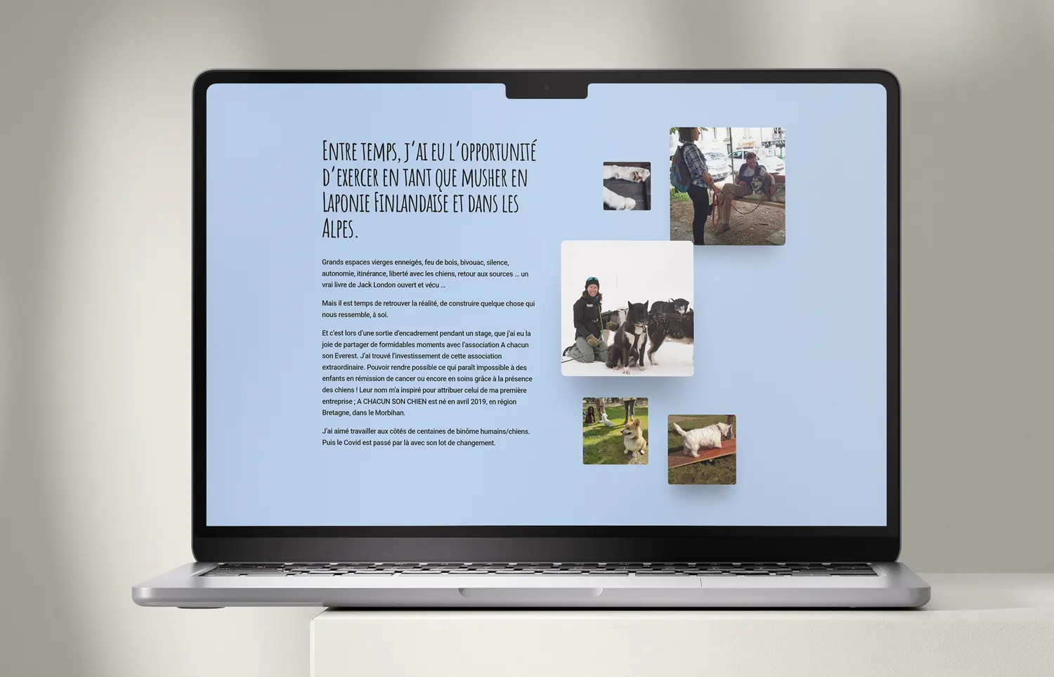 D'un cœur à l'autre - site vitrine Capsicom