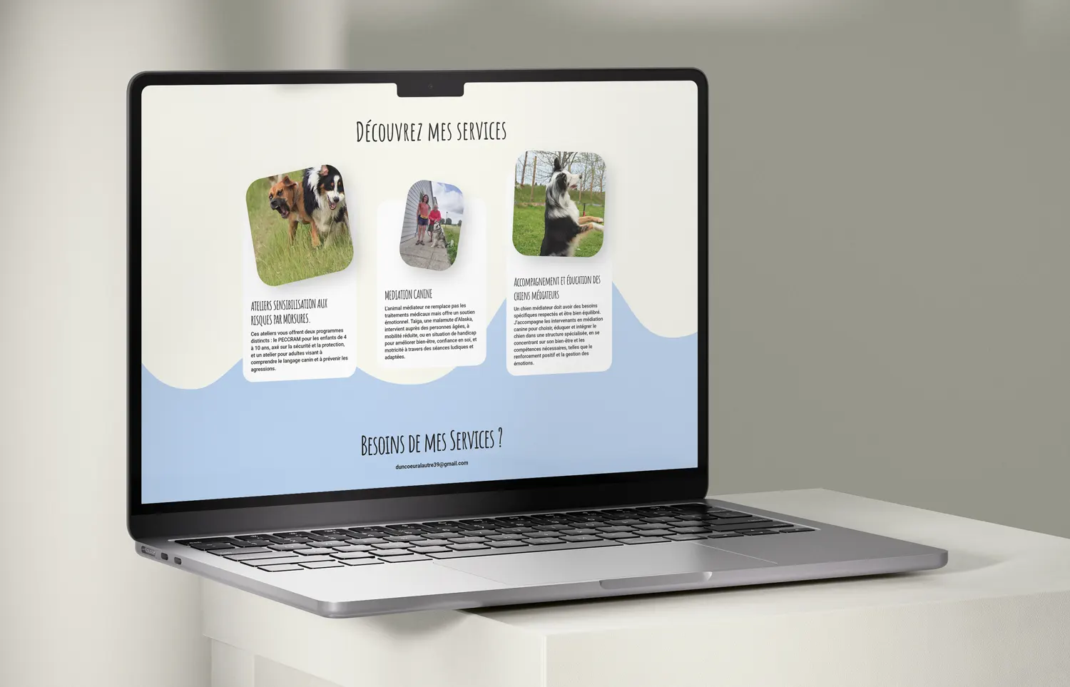 D'un cœur à l'autre - site vitrine Capsicom