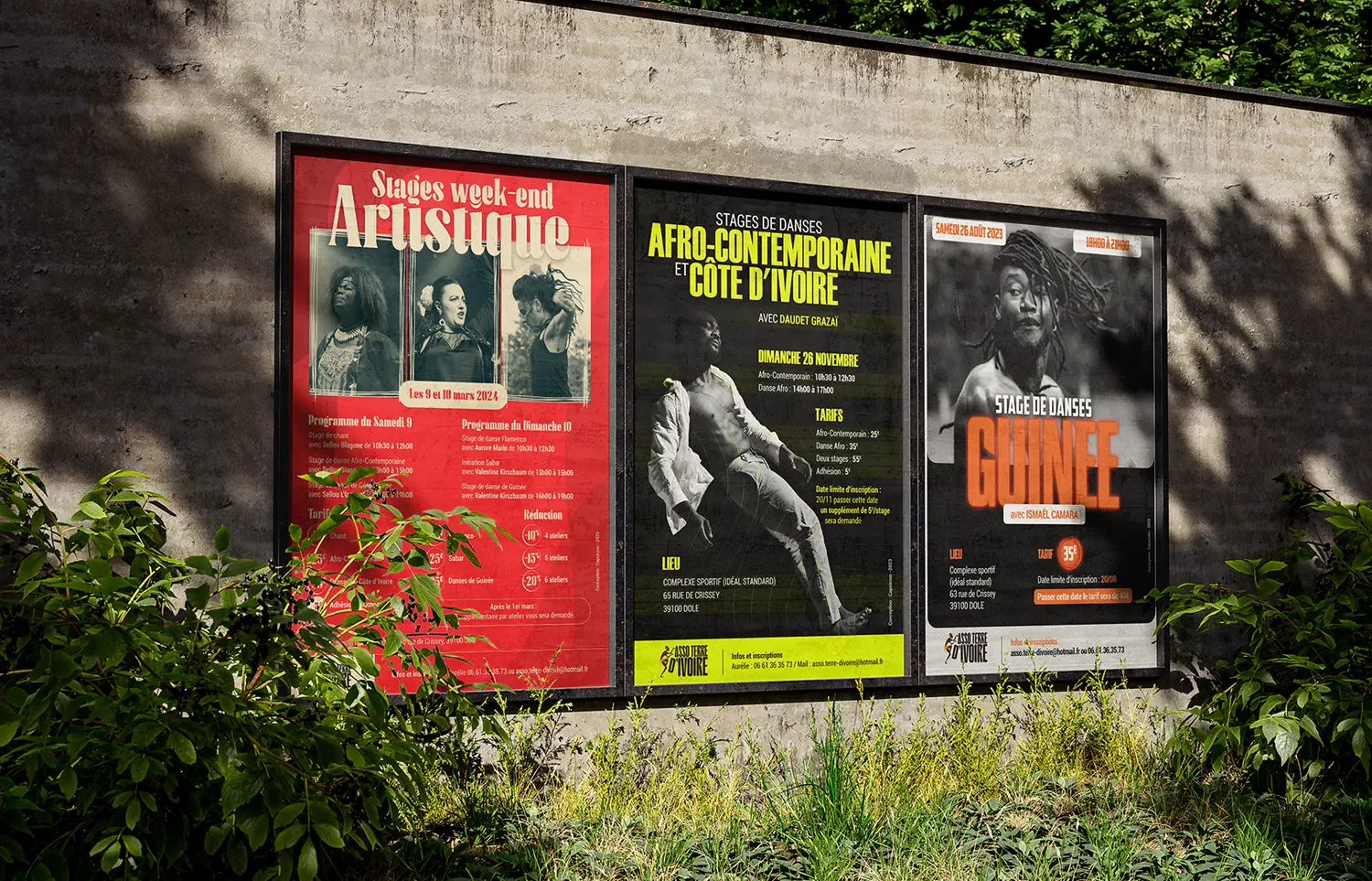 Asso Terre d'Ivoire - affiches Capsicom