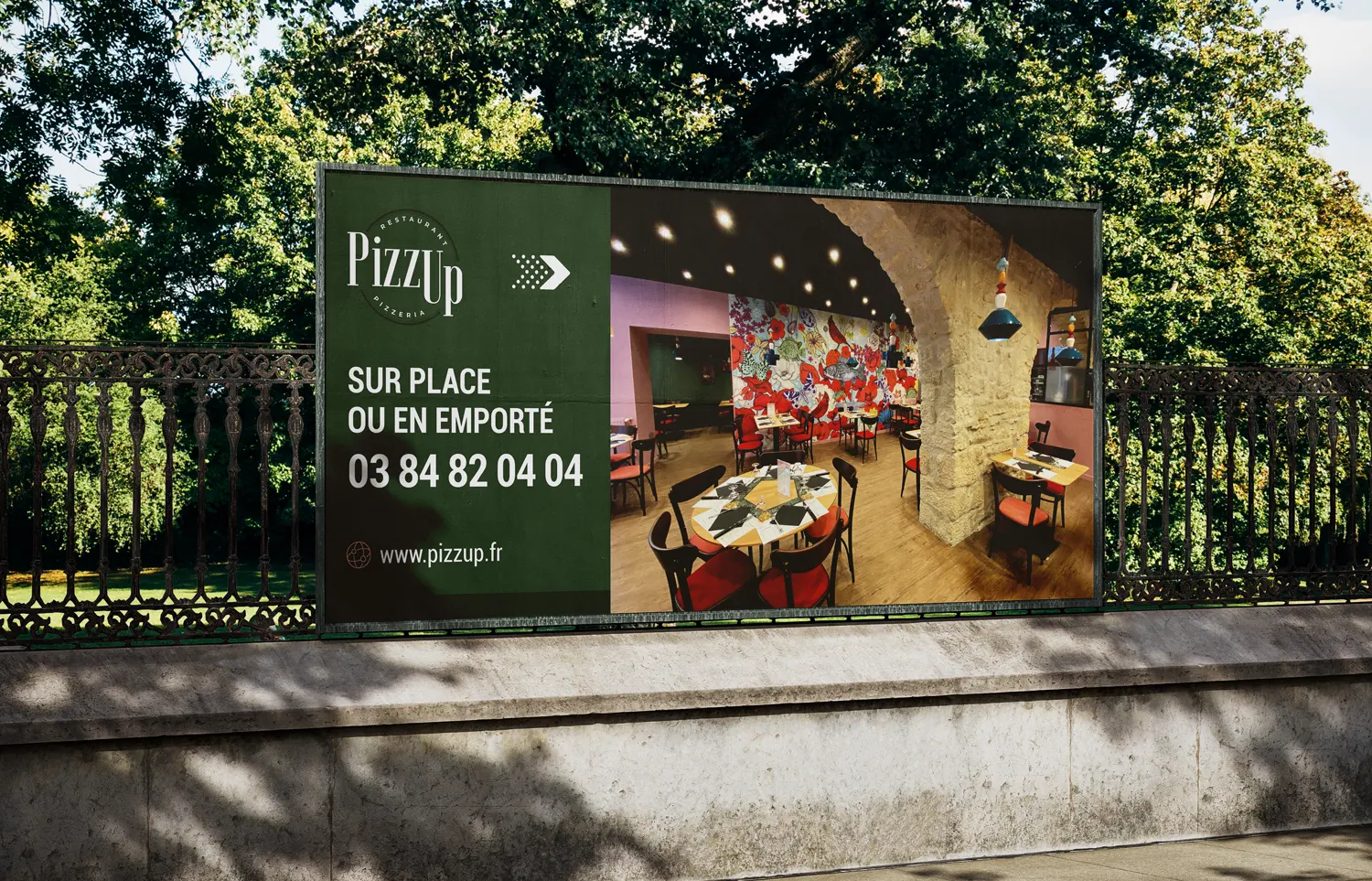 Pizzup - panneau Capsicom