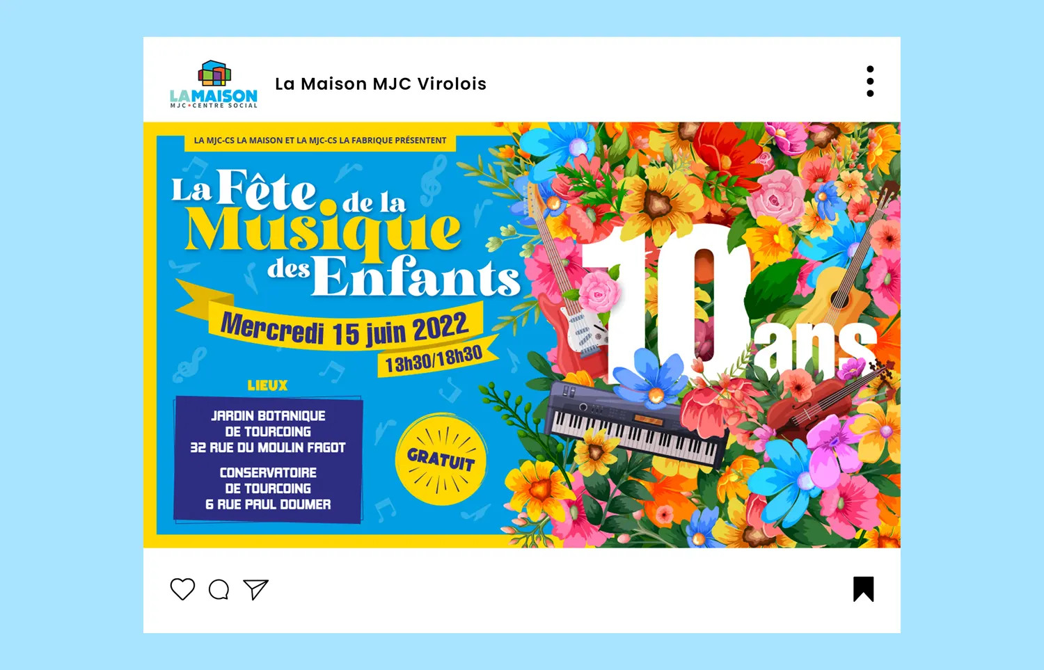 La Maison MJC - social média Capsicom