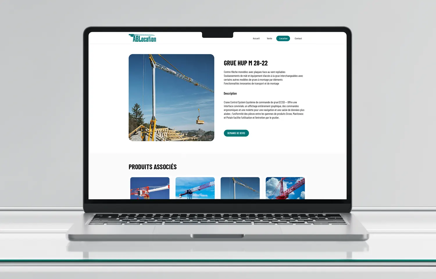 AB Location - webdesign Capsicom