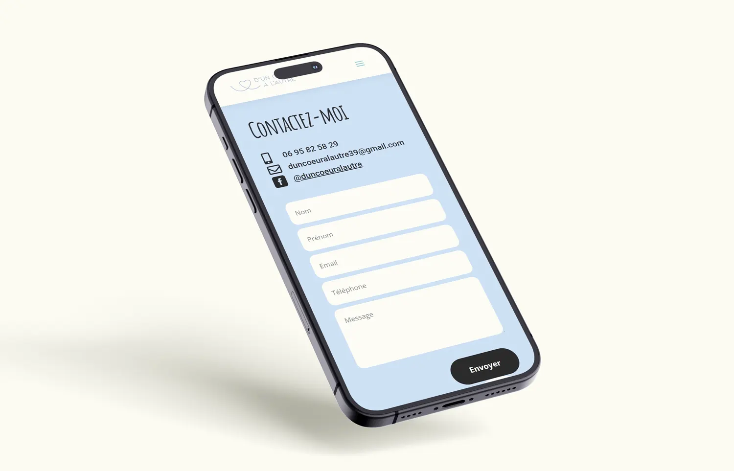 D'un cœur à l'autre - site vitrine Capsicom